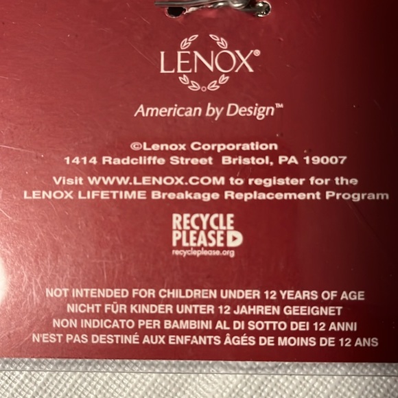 Lenox Silver Plated Snowflake Ornament - Picture 4 of 4